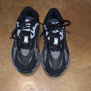 Black and Grey Puma sneaker